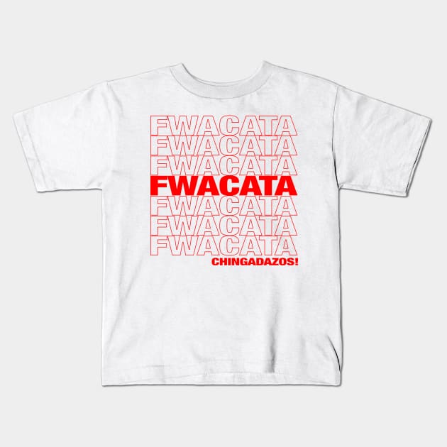 FWACATA THANK YOU BAG Kids T-Shirt by FWACATA